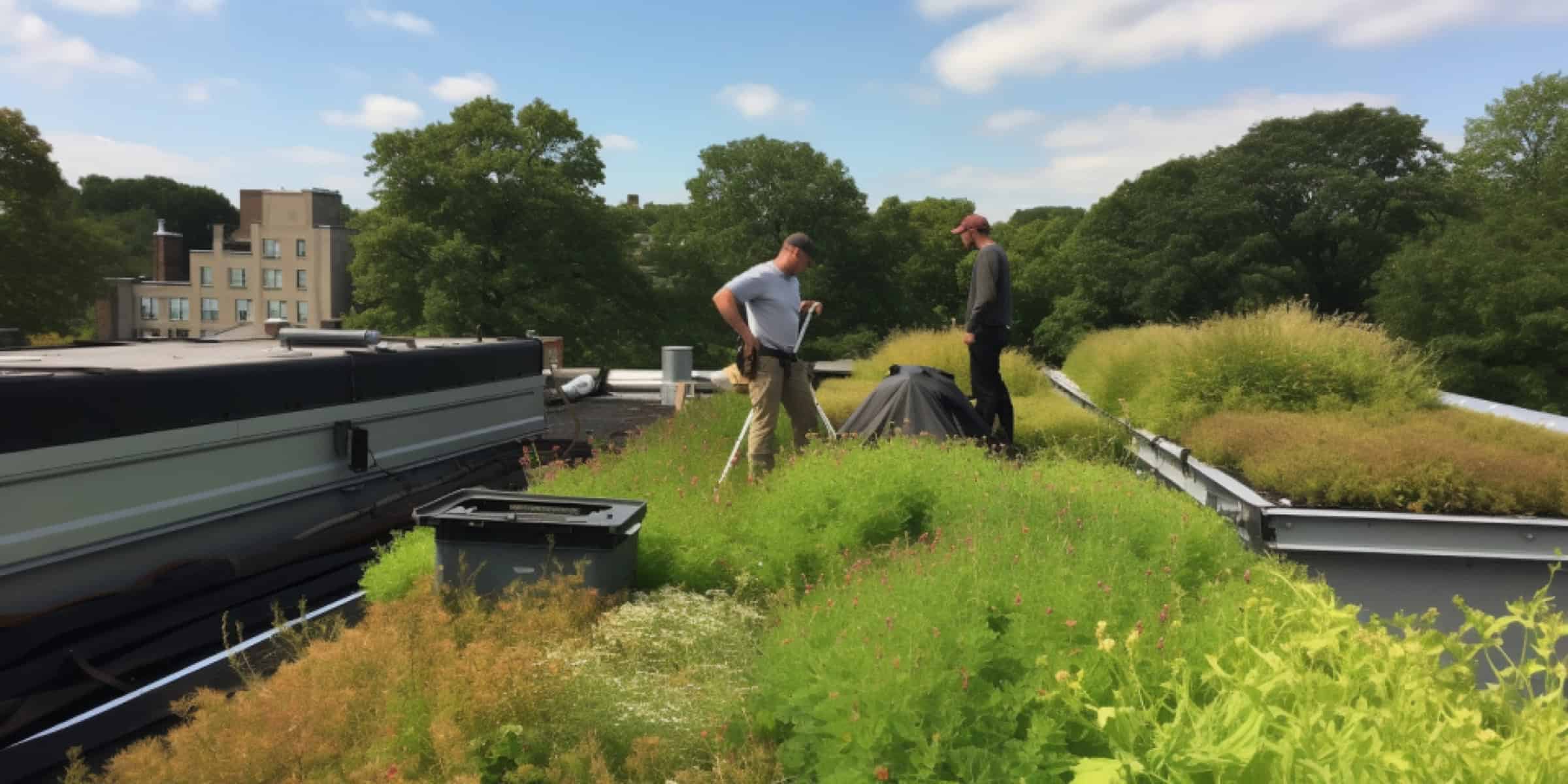 Green roof maintenance