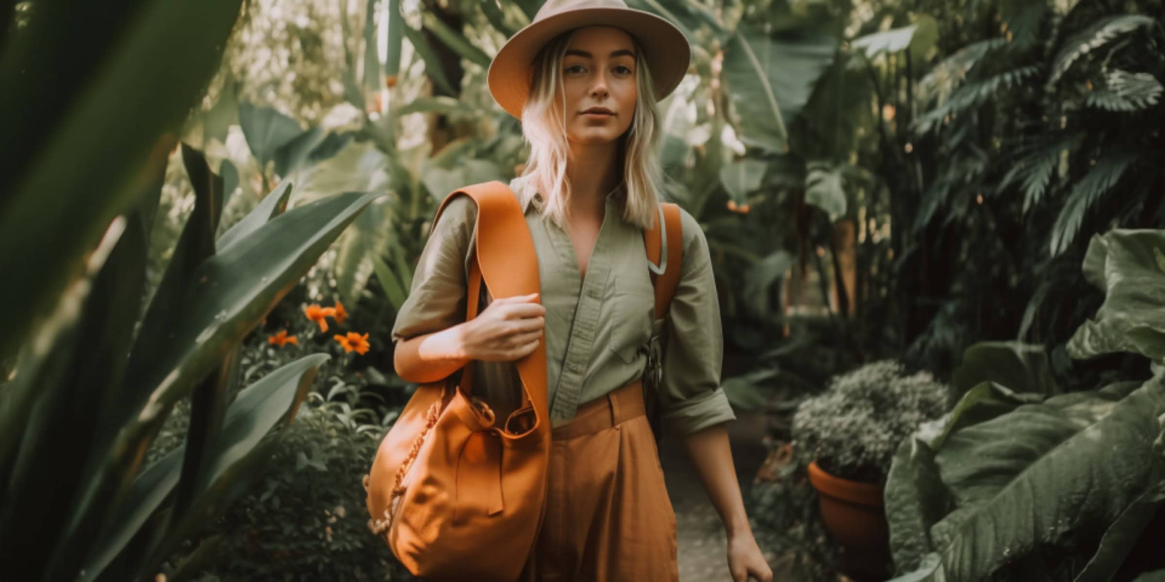 eco friendly woman