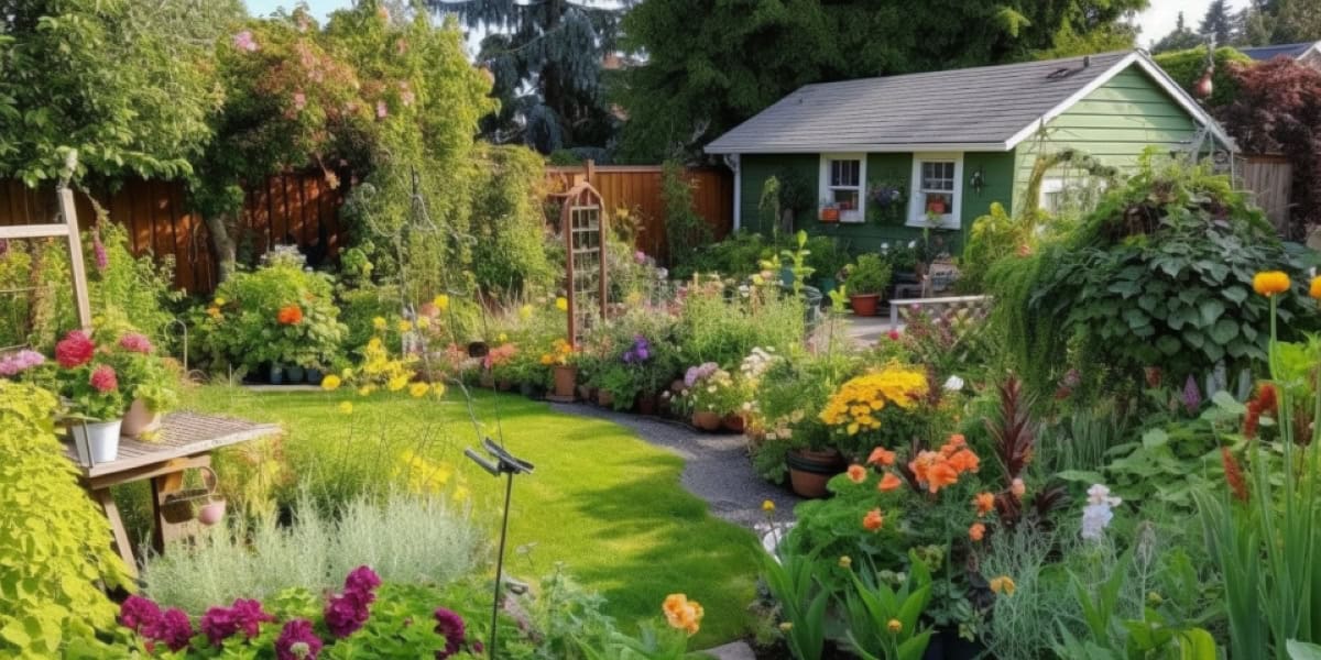 lucious green garden