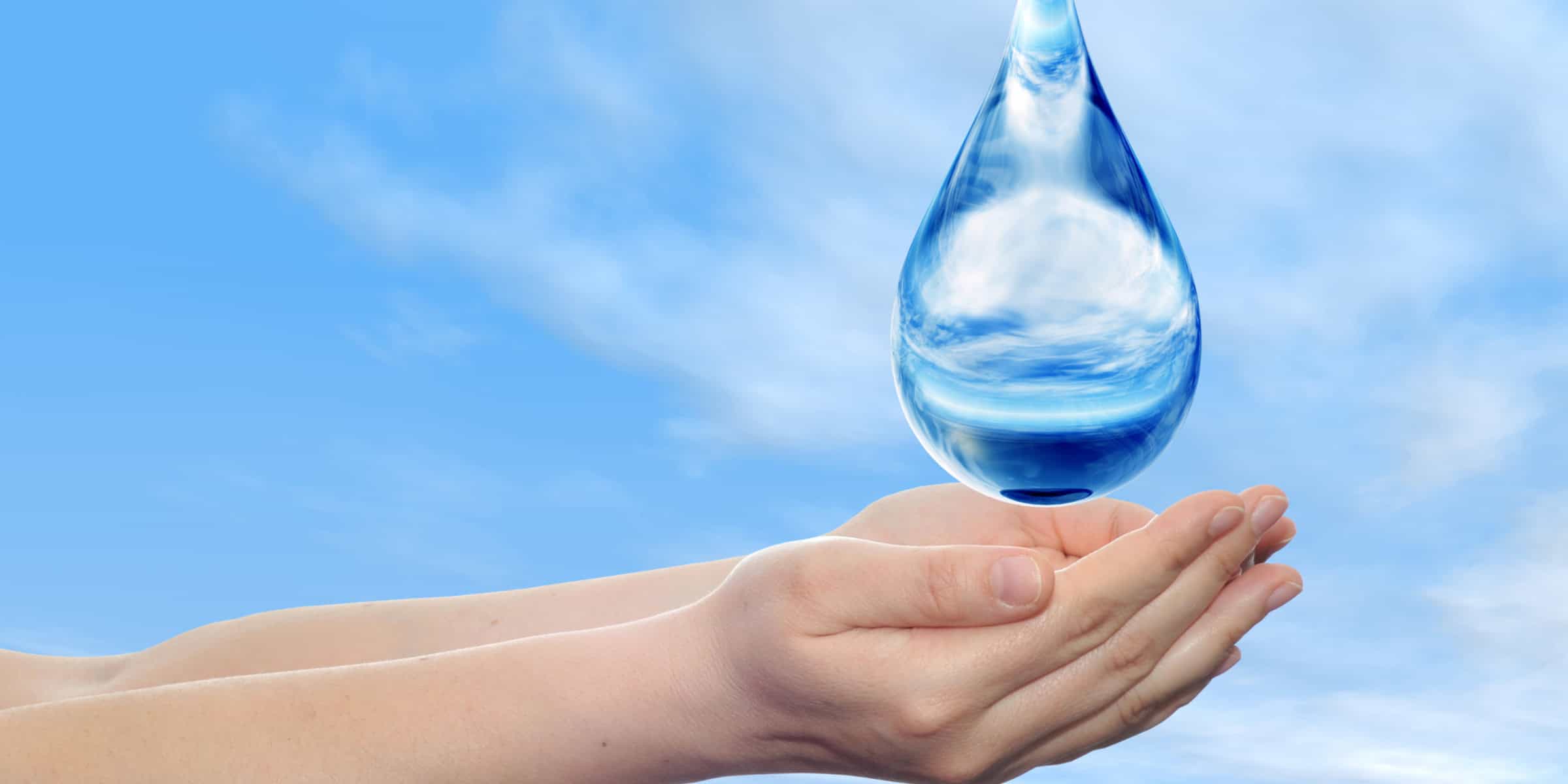 catching water