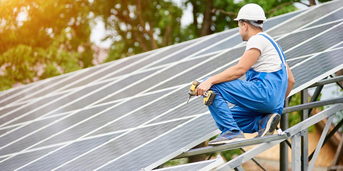 solar panel installation