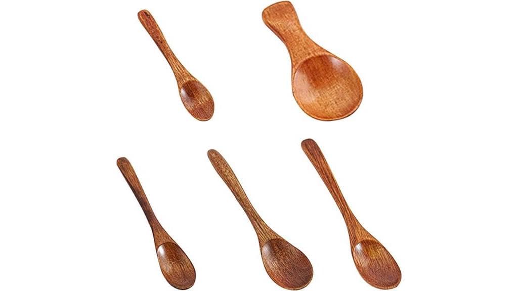 versatile wooden spoons set