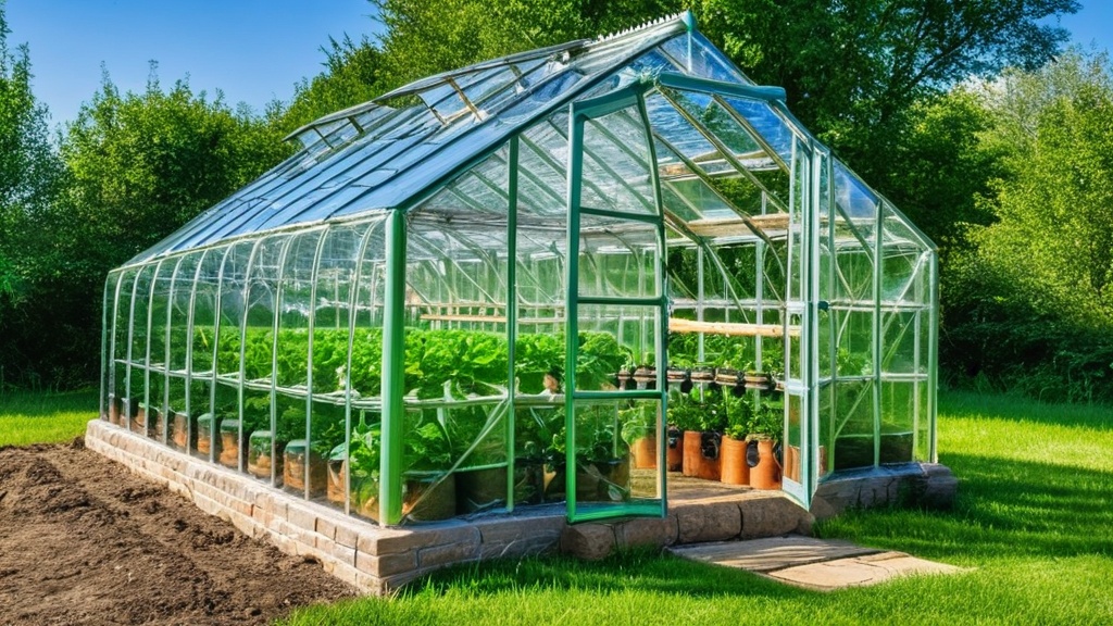 Photo Recycled Bottle Greenhouse